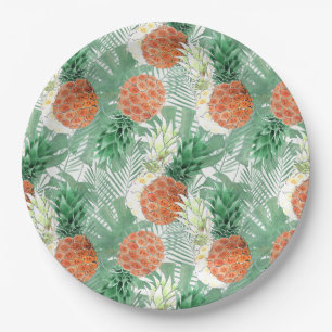 Pineapple, sweet couple, fruit paper plate