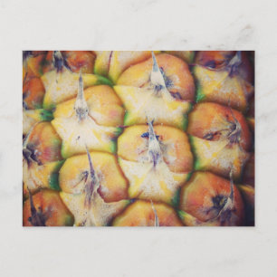 Pineapple Texture Postcard