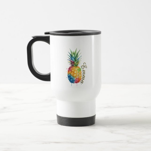 Pineapple Travel Mug (Left)