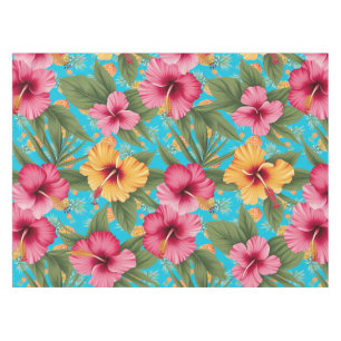 Pineapple tropical floral tablecloth