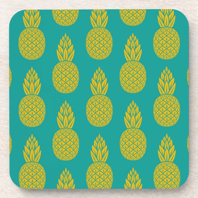 Pineapple Tropical Fruit Coaster (Front)