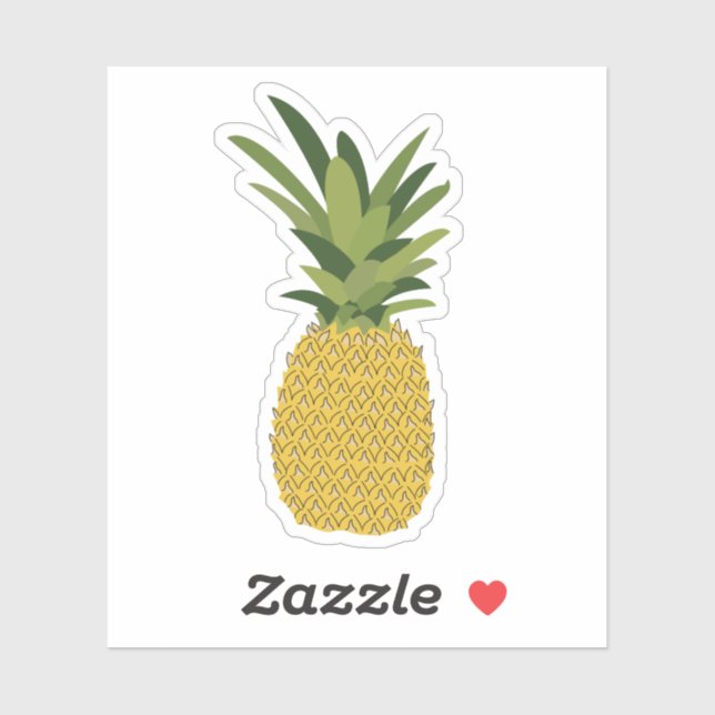 Pineapple Tropical Fruit Design (Sheet)