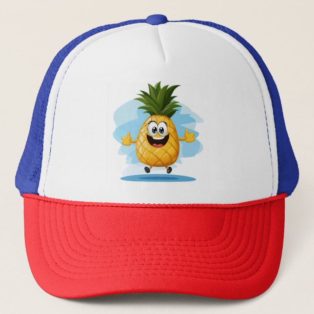 pineapple trucker hat (Front)