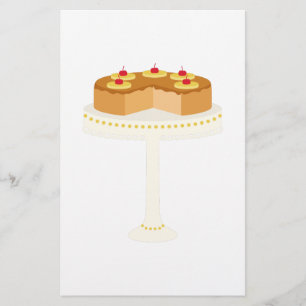 Pineapple Upside Down Cake Stationery