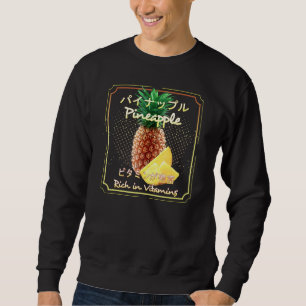 Pineapple Vegan Healthy Fruits And Vegetables Sweatshirt
