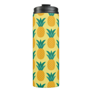 Pineapple Vintage: Fruitful Pattern Delight. Thermal Tumbler