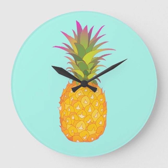 Pineapple Wall Clock (Front)