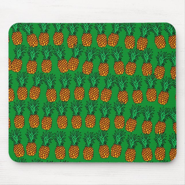 Pineapple Wallpaper Mouse Pad (Front)