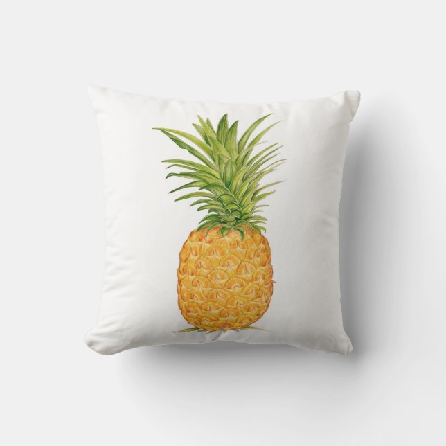 Pineapple Watercolor Cushion (Front)