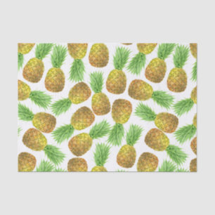 Pineapple watercolor pattern tissue paper