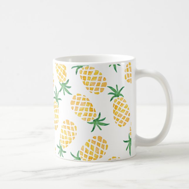 Pineapple watercolour mug (Right)