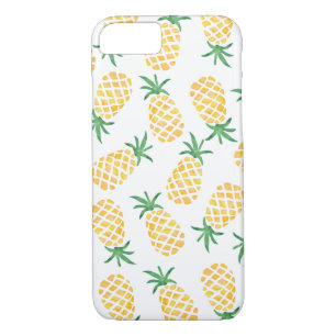 Pineapple Watercolour pattern iphone cover