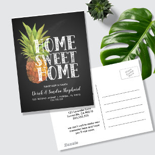 Pineapple Welcome Change of Address Postcard” Announcement Postcard