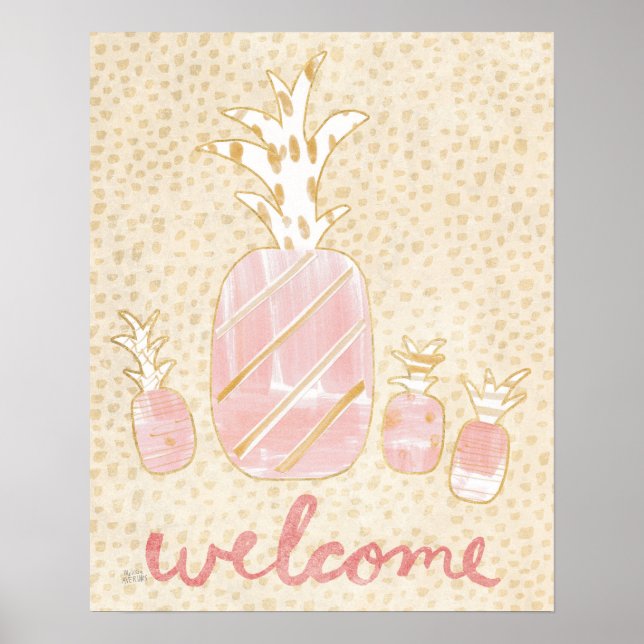 Pineapple Welcome Poster (Front)