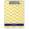 Pineapple White LG Chevron Navy Blue Name Monogram