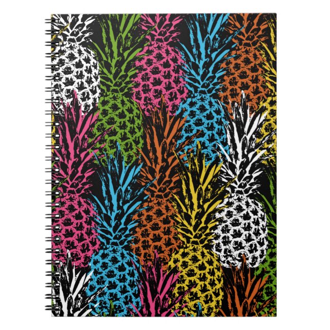 Pineapple Wild and Sweet Spiral Notebook (Front)