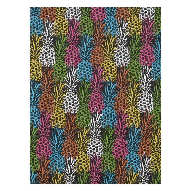 Pineapple Wild and Sweet Tablecloth (Front)