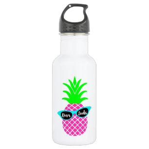 Pineapple with "DIVAtude" 532 Ml Water Bottle