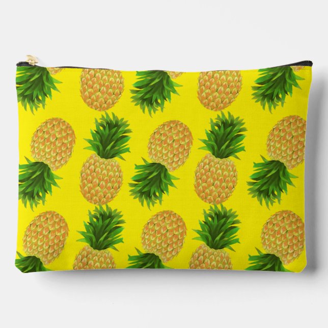 Pineapple Yellow  Accessory Pouch (Front)