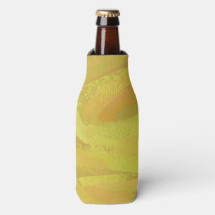 Pineapple Yellow Swirl Bottle Cooler