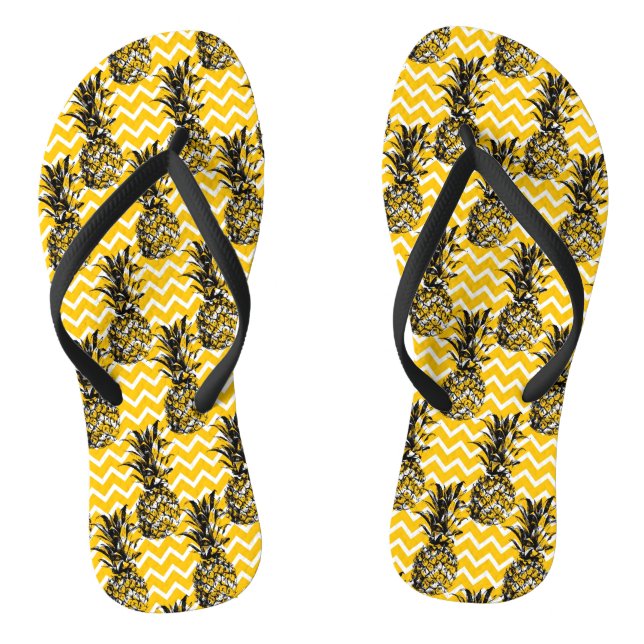 Pineapple Zigzags Jandals (Footbed)