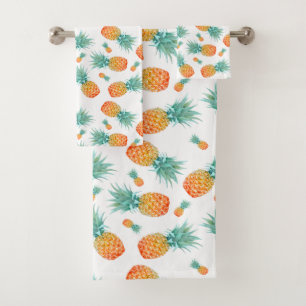 Pineapples Bath Towel Set