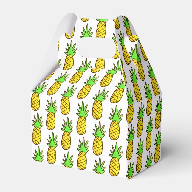 Pineapples Favour Box (Front Side)