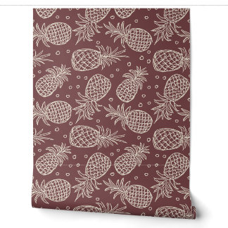 Pineapples In Rumours By Behr Wallpaper
