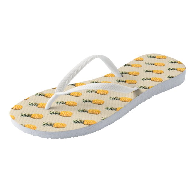 Pineapples  jandals (Angled)