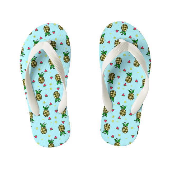 Pineapples Kid's Jandals (Footbed)