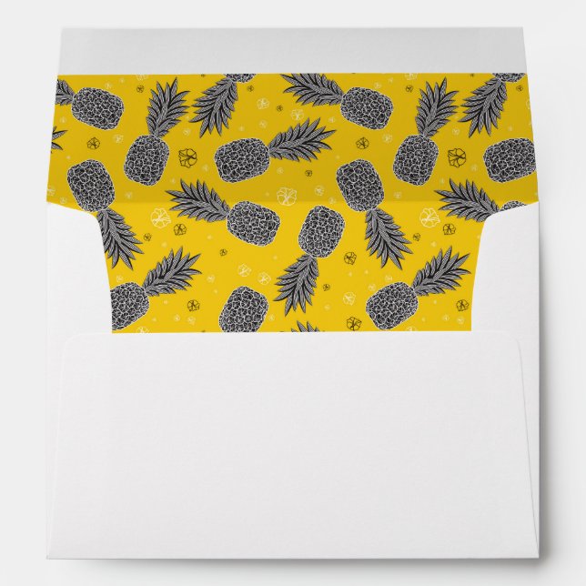Pineapples On Gold Envelopes (Back (Bottom))