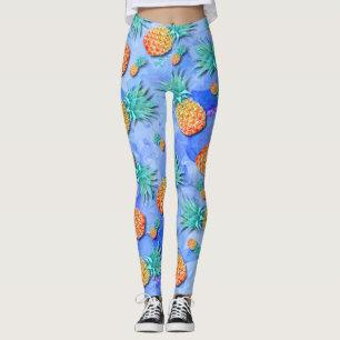 Pineapples. Paint. Party. Leggings