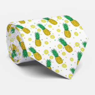 Pineapples pattern tie