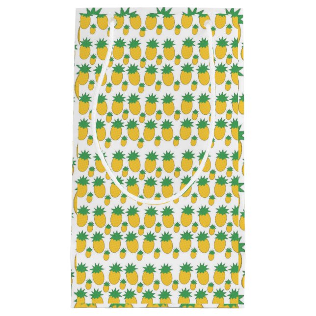 Pineapples! Small Gift Bag (Front)