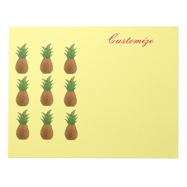 Pineapples Thunder_Cove Notepad (Front)