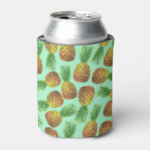 Pineapples watercolor 2 can cooler
