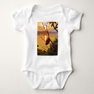 Pinecone Lake sunset Baby Bodysuit