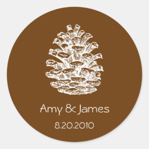Pinecone Stickers