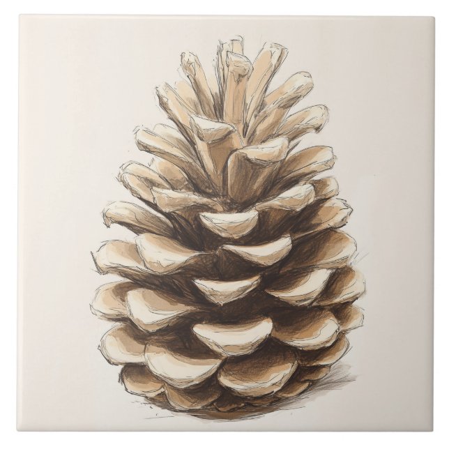 Pinecone Tile (Front)