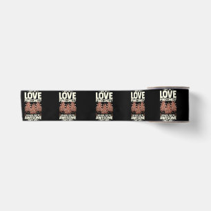 Pinecone Tree Funny Plant Mountain Forest Satin Ribbon