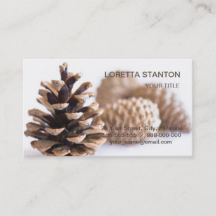 Pinecones Business Card