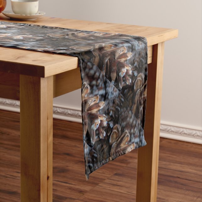 Pinecones Long Table Runner (In Situ)