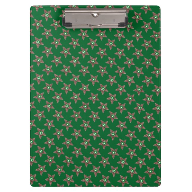 Pinecones star clipboard (Front)