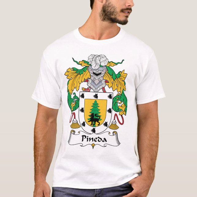 Pineda Family Crest T-Shirt (Front)