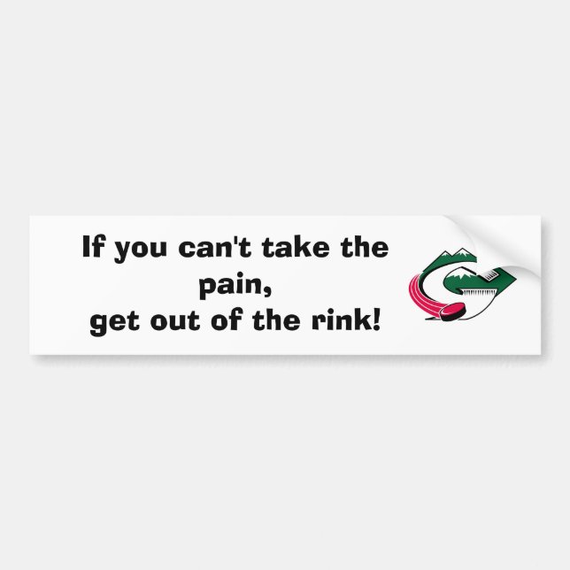 Pinedale Glaciers Bumper Sticker (Front)