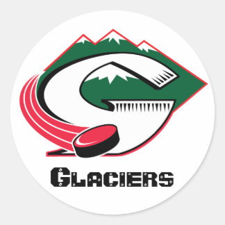 Pinedale Glaciers Helmet Sticker