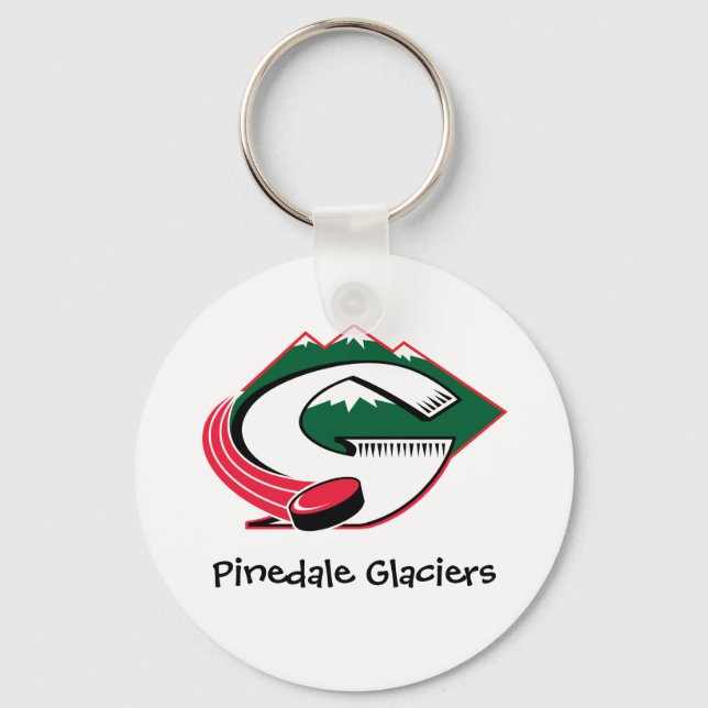 Pinedale Glaciers Key Chain (Front)
