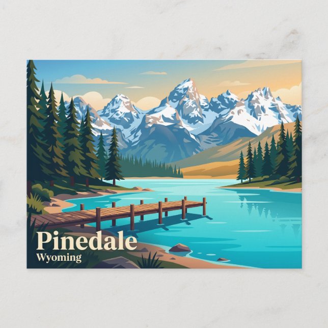 Pinedale USA Postcard (Front)