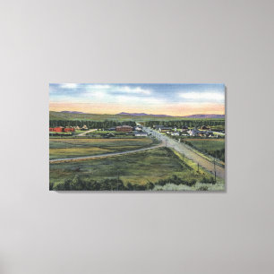 Pinedale, WY - County Seat of Sublette County Canvas Print