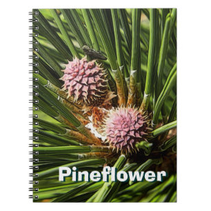 Pineflower Spiral Notebook